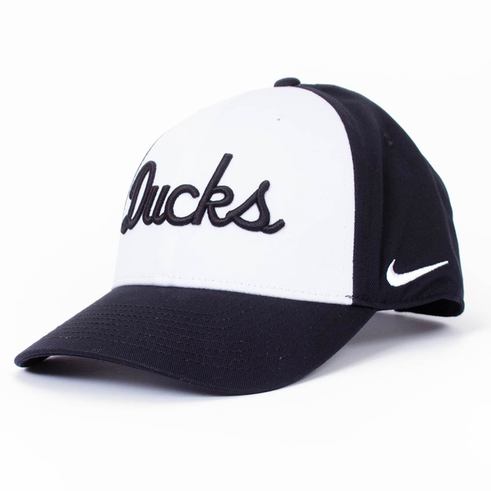 Classic Oregon O, Nike, Black, Curved Bill, Performance/Dri-FIT, Accessories, Unisex, Twill, Adjustable, Hat, 882840